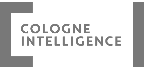 The official logo of Cologne Intelligence, a trimplement customer giving a testimonial of the cooperation.