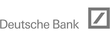 The logo of Deutsche Bank.