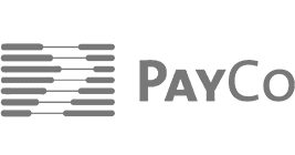 The logo of PayCo.