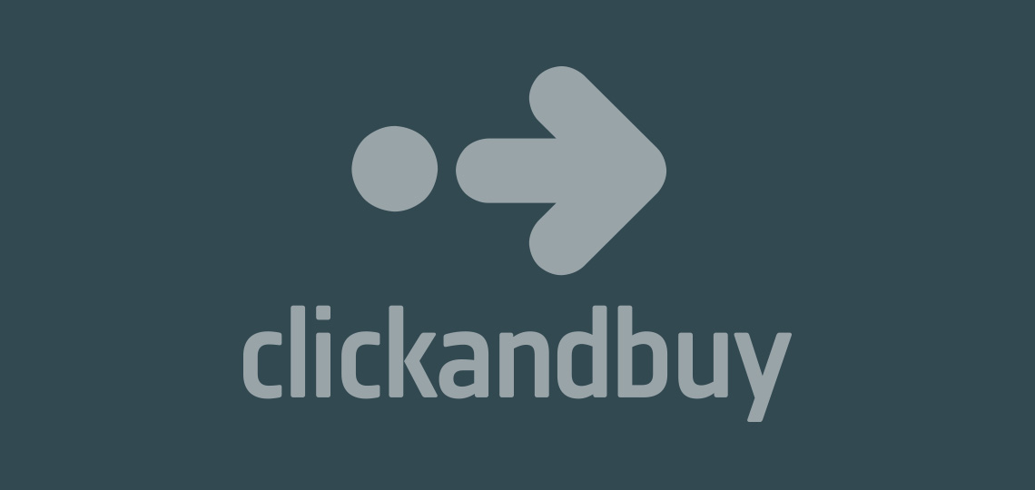 A larger picture of the ClickandBuy logo.