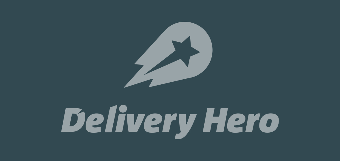 A larger picture of the Delivery Hero logo.